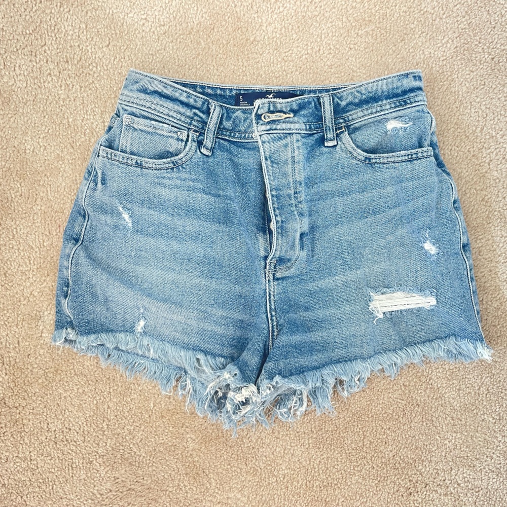 jean shorts from hollister